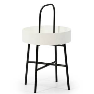 Table auxiliaire Jaipur Blanc