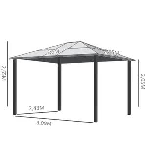 Luxus Pavillon 01-0865 Metall - 295 x 265 x 360 cm