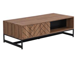 Couchttisch CARATANA Braun - Holzwerkstoff - 60 x 40 x 120 cm