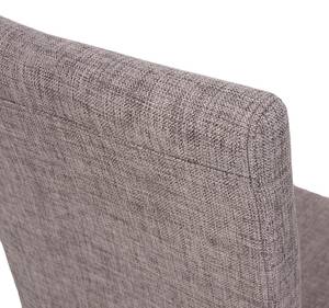 Chaise capitonnée Littau (lot de 4) Gris