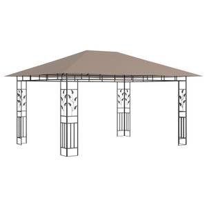 Gartenpavillon 3005303 Taupe - Tiefe: 400 cm