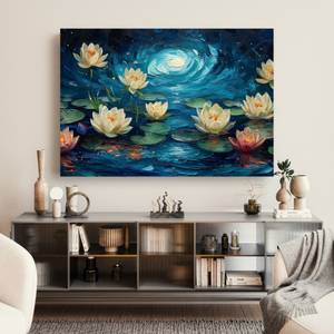 Bild Gemälde Lotus VIII 100 x 70 cm