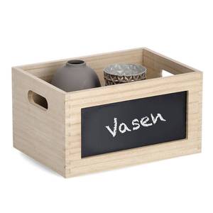 Organizer aus Holz Beige - Massivholz - 20 x 15 x 28 cm