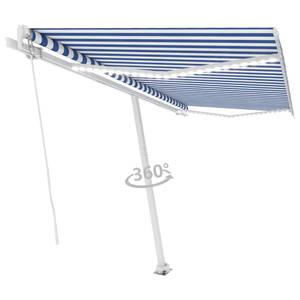 Avent rétractable 3006544-2 Bleu - 350 x 1 x 400 cm