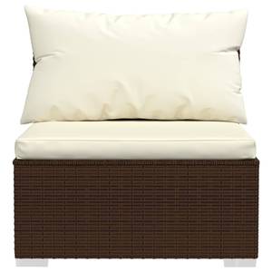 Garten-Lounge-Set (5-teilig) 3013635-9 Braun - Creme - Weiß