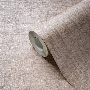 Strukturtapete Abstrakt Beige - Braun