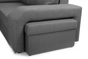 Ecksofa Eckcouch Fergus U Form Couch Grau - Ecke davorstehend links