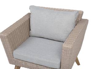 Set de salon VITTORIA Beige - Bleu - Marron - Gris - Polyrotin - 180 x 70 x 70 cm