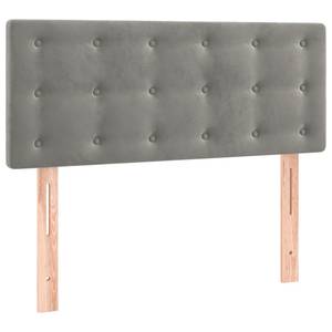 Boxspringbett 3017290-25 Hellgrau - 90 x 203 cm