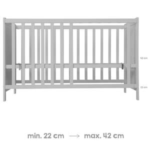 Babyzimmer Set Hamburg 2-teilig Grau - Holzwerkstoff