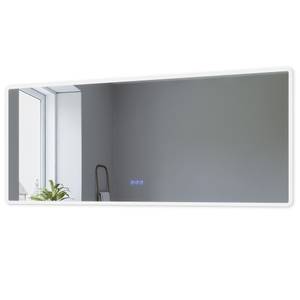 LED Badspiegel Touch Silber - Glas - 160 x 70 x 5 cm