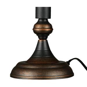 Lampe de chevet HALLI Beige - Verre - Métal - 16 x 32 x 17 cm