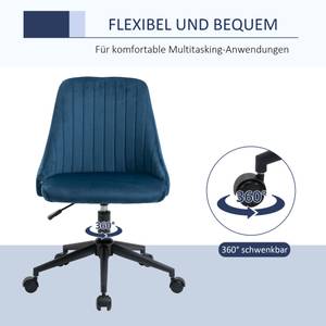 Bürostuhl 921-488BU Blau - Textil - 58 x 85 x 50 cm