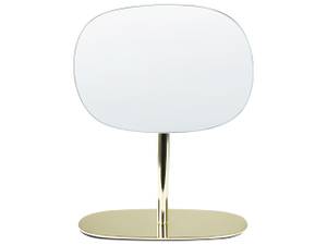 Kosmetikspiegel CHARENTE Gold - Metall - 9 x 31 x 20 cm