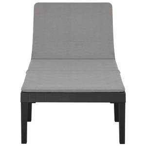 Chaise longue Anthracite