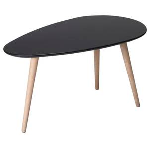 Couchtisch Fly Schwarz Schwarz - Holzwerkstoff - 43 x 39 x 75 cm