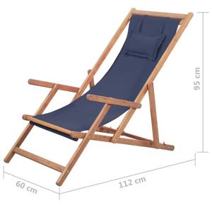 Chaise de plage 3004207-2 Bleu