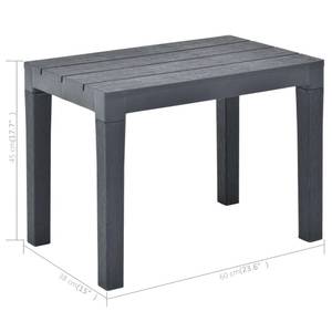 Bistro Set K32 Grau - Massivholz