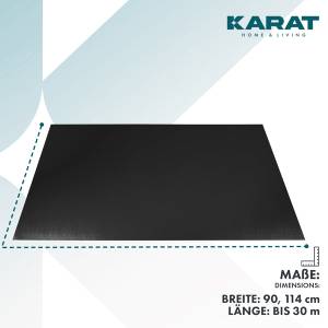 Bodenschutzmatte NEO Color Schwarz - 90 x 250 cm