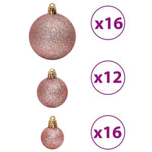 Boules de noël (lot de 100) 295555 Rose foncé - Rosé