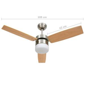 Deckenventilator 3006466 Hellbraun - 108 x 43 x 108 cm