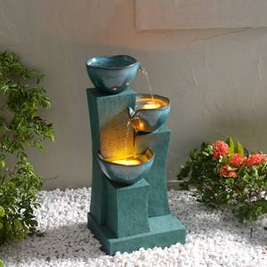 Fontaine de jardin RJ-23074G-EU Vert - Polyrotin - 30 x 73 x 31 cm