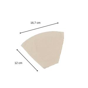 Porte filtre café Beige - Fibres naturelles - 30 x 1 x 34 cm