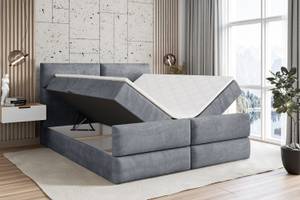 Boxspringbett BOXI3-Z Hellgrau - Breite: 120 cm - H4