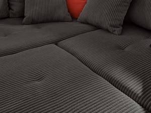 Ecksofa RUNE Grau - Textil - 231 x 81 x 161 cm