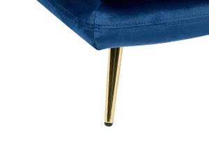 Chaiselongue GONESSE Blau - Gold - Marineblau