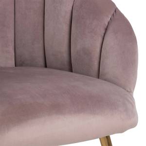 Fauteuil Daniella Rose vieilli