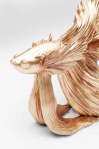 Deko Figur Betta Fish Gold - Kunststoff - 34 x 37 x 14 cm