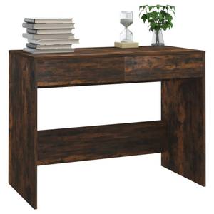 Schreibtisch Braun - Holzwerkstoff - Massivholz - 101 x 77 x 101 cm