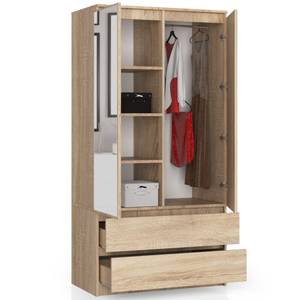 Kleiderschrank S90 2T 2S CLP Eiche Sonoma Dekor