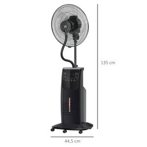 Sprühnebelventilator 824-019 Braun - Kunststoff - 45 x 135 x 45 cm