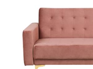 3-Sitzer Sofa ABERDEEN Gold - Pink