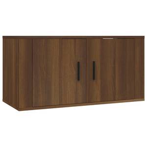 TV-Schrank 3er Set D196 Eiche Schwarzbraun Dekor