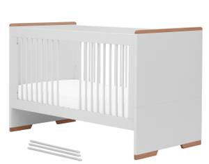 Babyzimmer Spring Set B - 5-teilig Weiß - Holzwerkstoff - Holz teilmassiv
