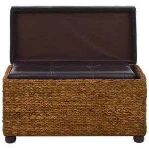 Banc de rangement 295902 (lot de 2) Noir - Marron