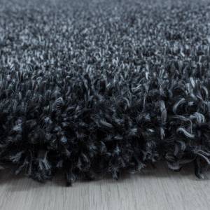 Tapis shaggy UNI B 140x200 noir Noir - 140 x 200 cm