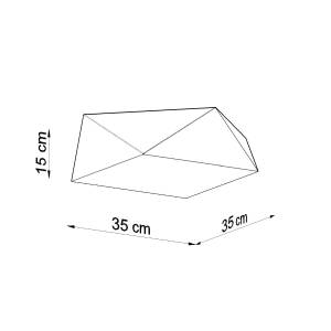 Deckenleuchte Hexa Silber