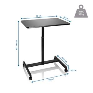 Stehschreibtisch STAND VM-SU Schwarz