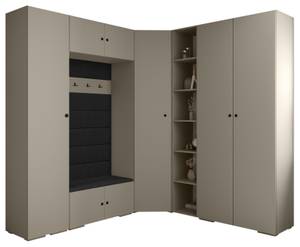 Garderobe Inova 2 Z2 Schwarz - Grau - Schwarz