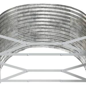 Hochbeet 3012743-2 Silber - 100 x 322 cm