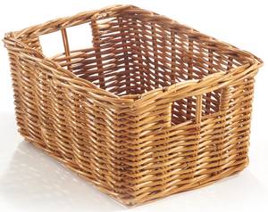 Regalkorb SMALLLACAK Braun - Rattan - 30 x 20 x 40 cm