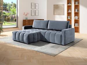 Canapé convertible ESILIA Gris - Textile - 180 x 95 x 288 cm