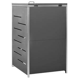 Abri à poubelles à roulettes 3010469-1 Anthracite - Profondeur : 69 cm