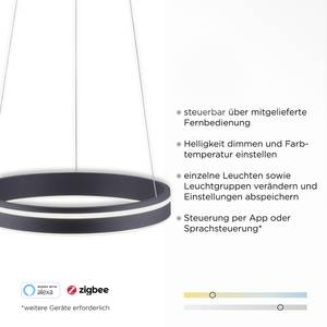 LED Pendellampe CCT Q-Vito  Ring 40 x 40 cm