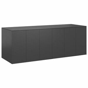 Boîte à coussins Noir - Métal - Polyrotin - 291 x 104 x 291 cm