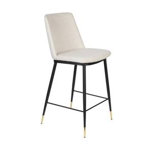 Lot de 2 tabourets de bar Lionel Beige